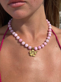 Lola Beaded Necklace in 18k Gold