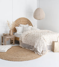 Ivy Throw Natural - King Size