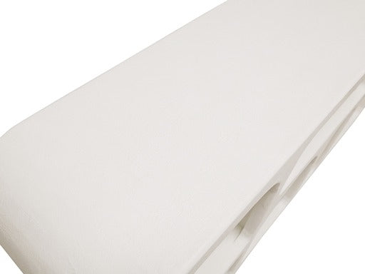 Textured White Wooden Niche Sideboard
