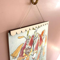 Magnetic Print Hanger Scallop 21cm