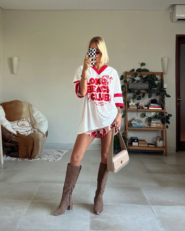Beach Club Tee Poppy
