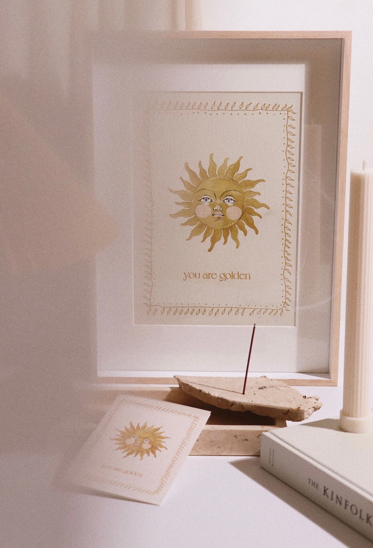 Brigitte May You Are Golden Print A3