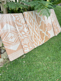Recycled Outdoor Mat 17 ~ Large - 2.8 x 2.8