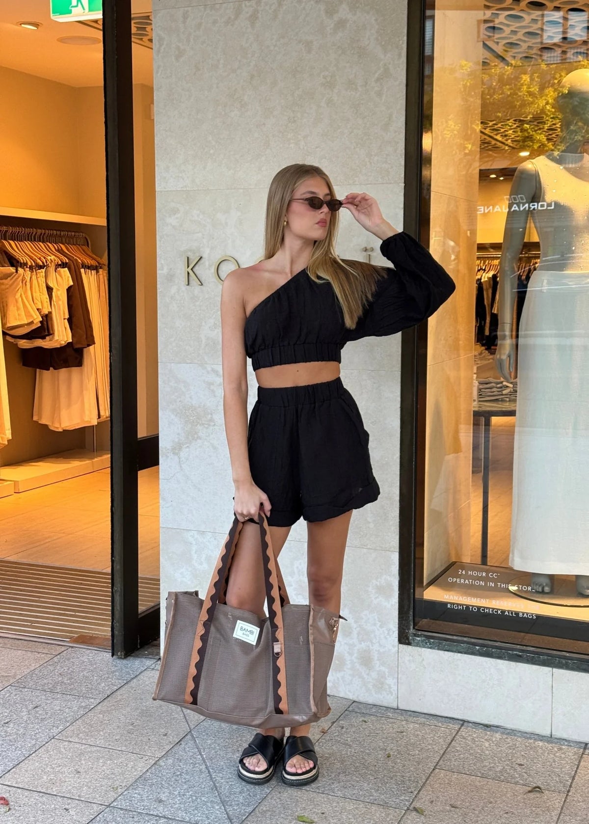 The Bambi Mesh Bag in Espresso