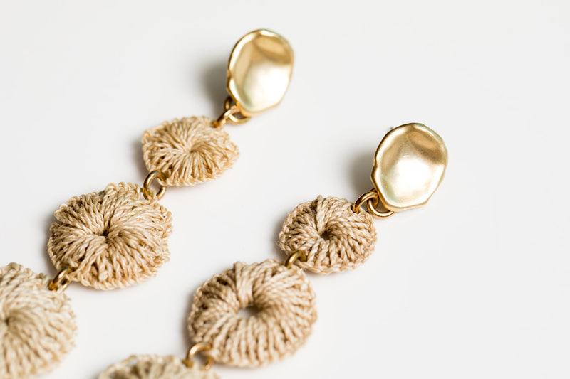 Earrings - Sowana Tri Droplets - Gold