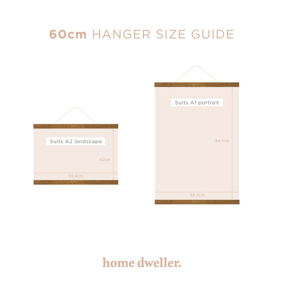 Magnetic Print Hanger Frame 60cm