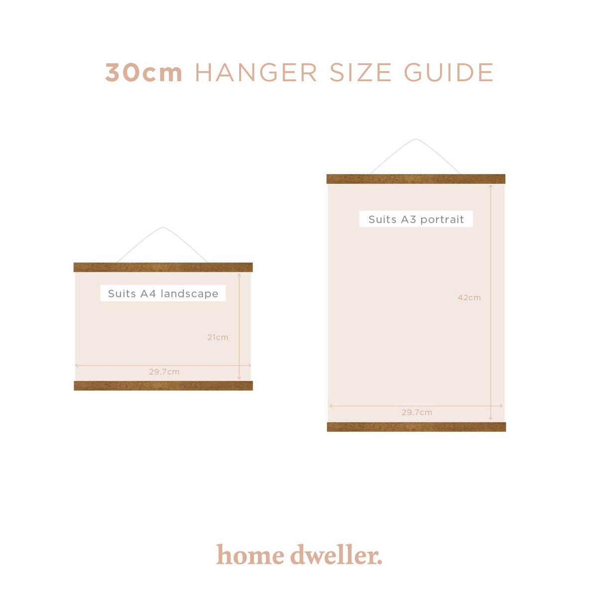 Magnetic Print Hanger Frame 30cm
