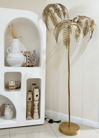 Metal Palm Floor Lamp