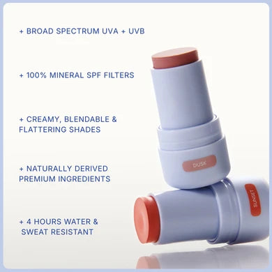 BUTTA BALM™ Mineral Lip & Cheek Balm SPF 50+ DUSK
