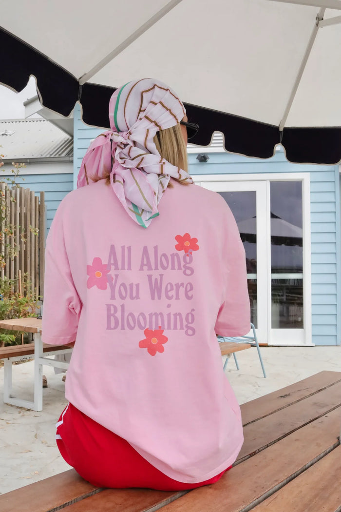 Amy Gibbs Blooming Oversized Graphic Tee Shirt