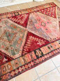 Moroccan Vintage  Rug  “Zephyra" 316 x 172