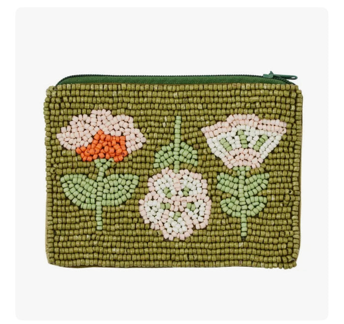 Freya Beaded Mini Pouch Purse