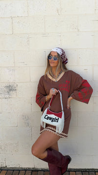 Cowgirl Tassel Beaded Bag