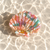 Hair Clip Claw Small Shell Pastel