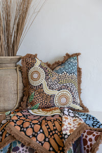Buggeiri (Open Land) Cushion Cover