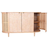 Buffet Les Palmas Carved Rattan & Wood
