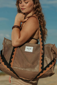 The Bambi Mesh Bag in Espresso