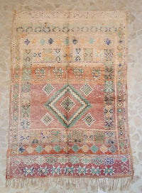 Moroccan Vintage Rug "Soul” 343 x 210