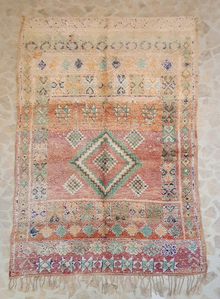 Moroccan Vintage  Rug  "Soul” 335 x 210