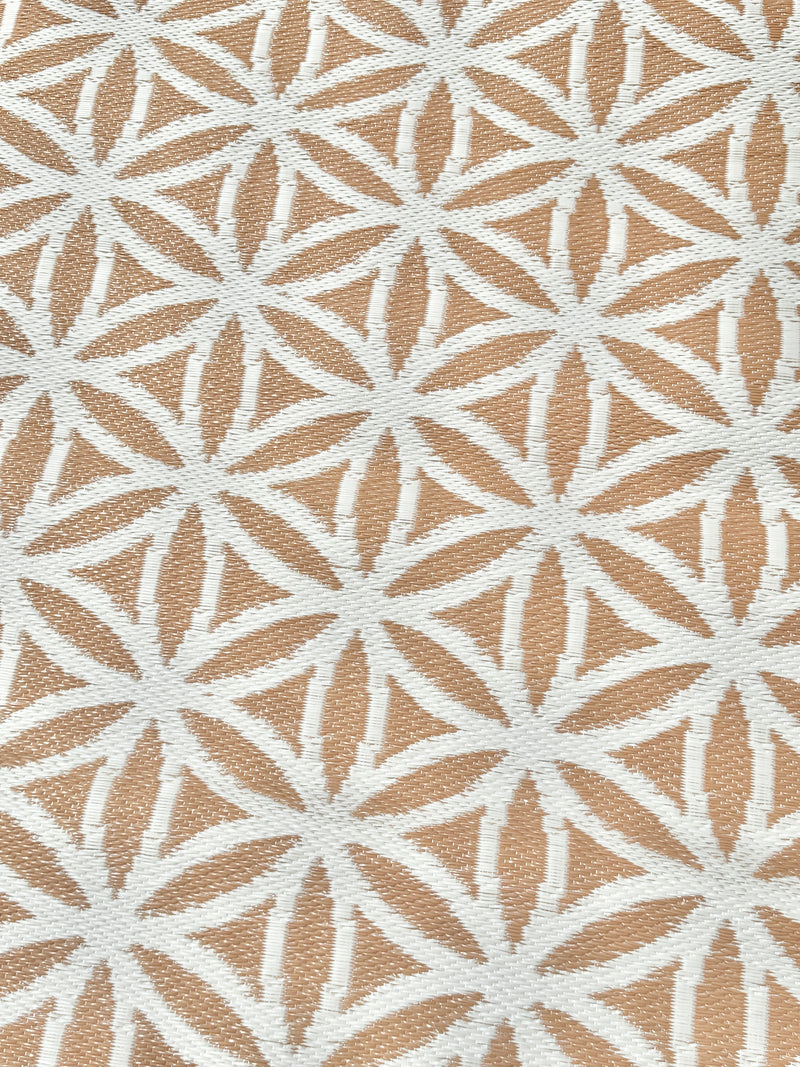 Recycled Outdoor Mat 22 Kaleidoscope ~ Large 2.8 x 2.8