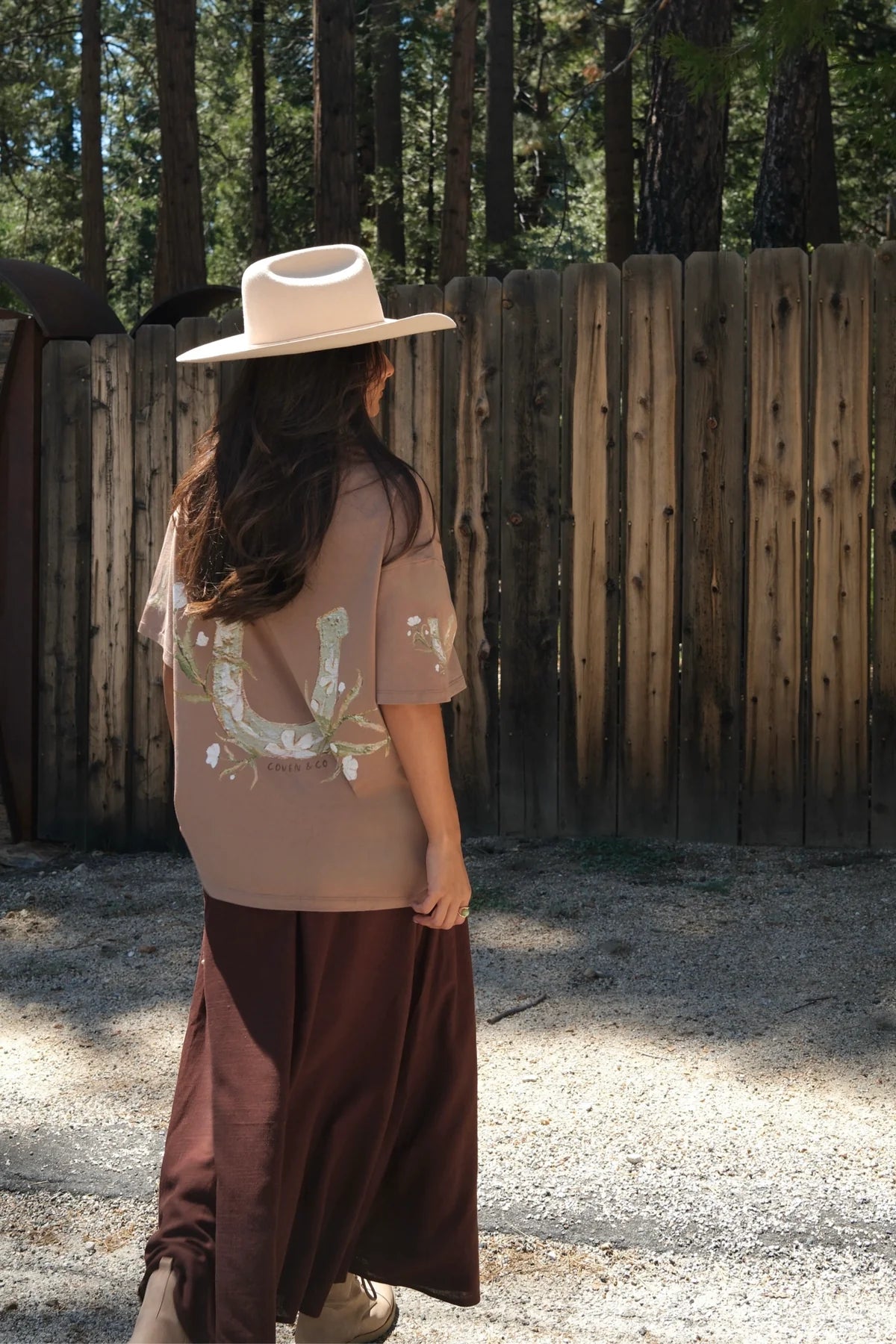 Year Of The Horse Tee Earthy Brown