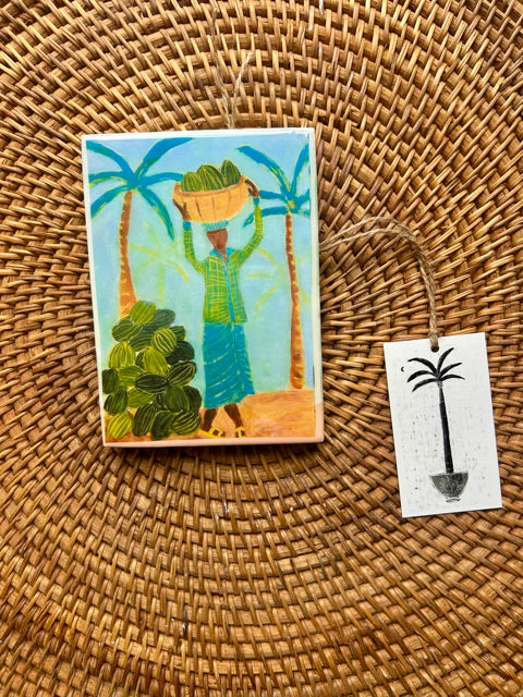 Sue Fantini Tile - Melon Man