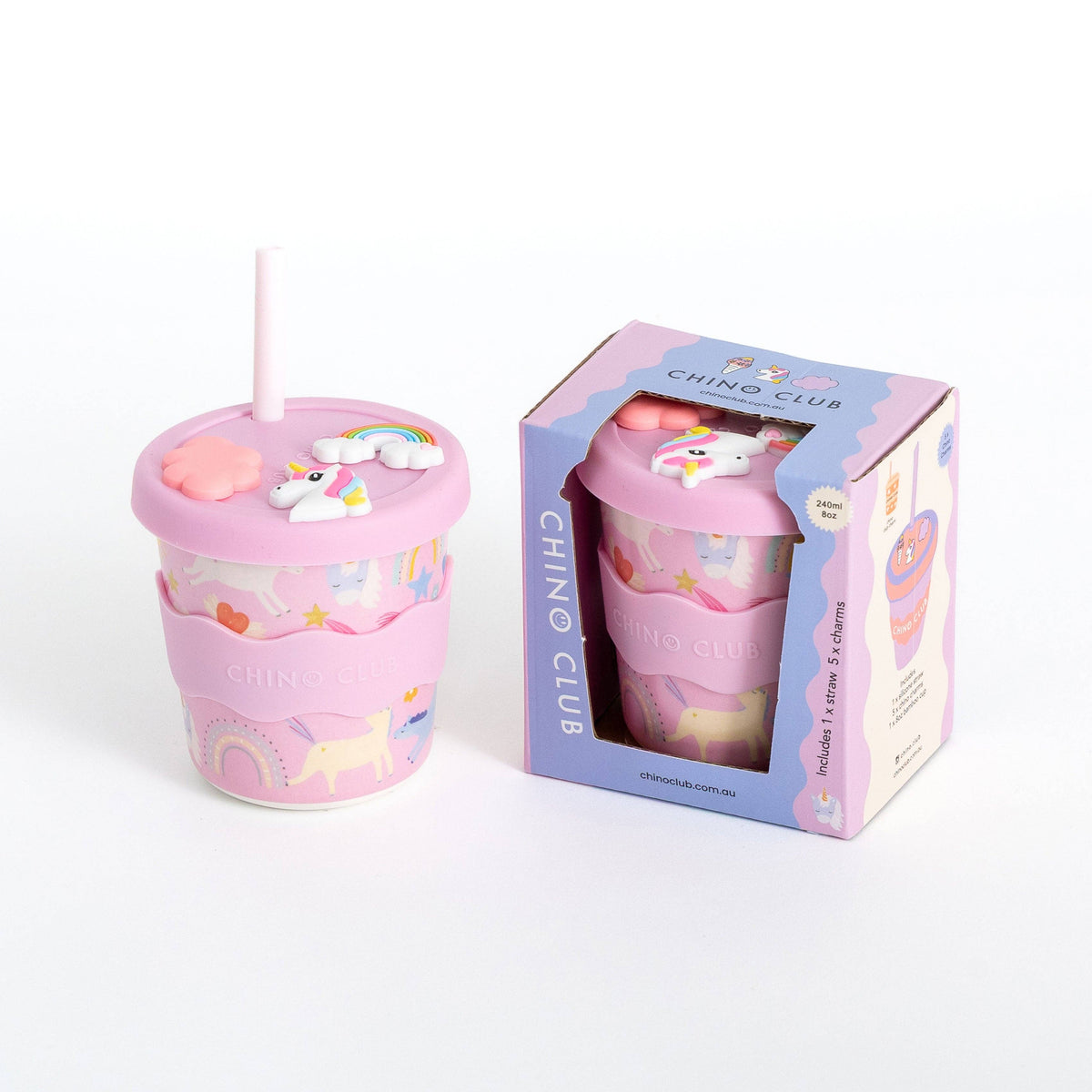 Unicorn Chino Charm Cup 8oz