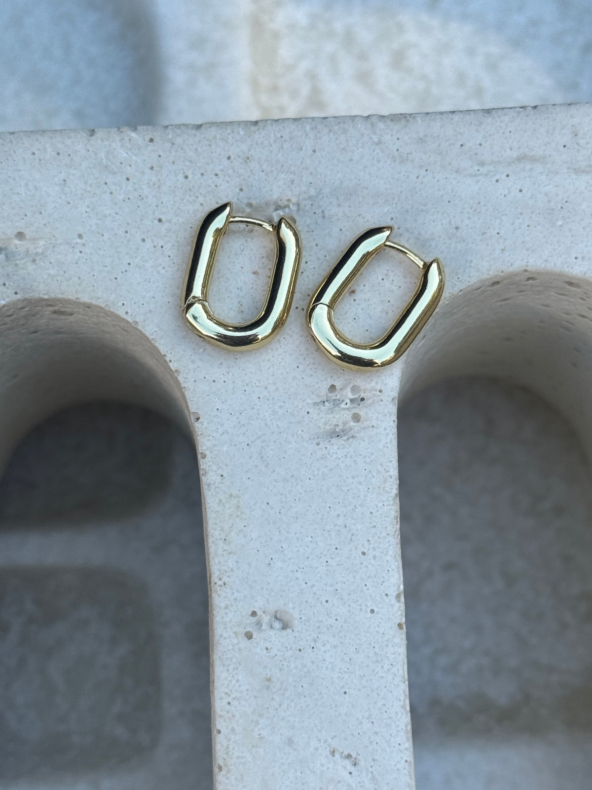 Hazel huggie earrings