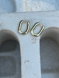 Hazel huggie earrings