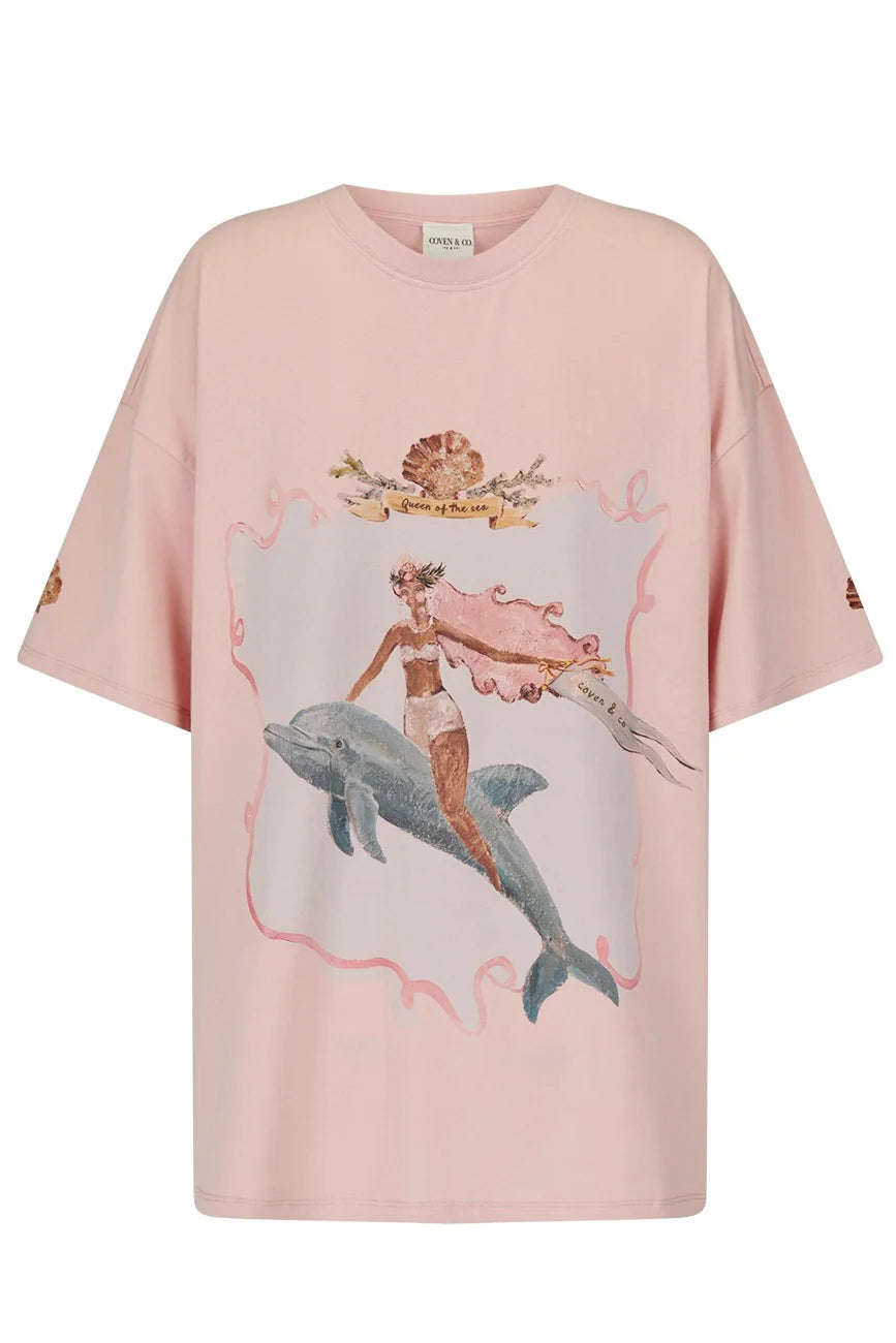 Queen Of The Sea Tee Pink