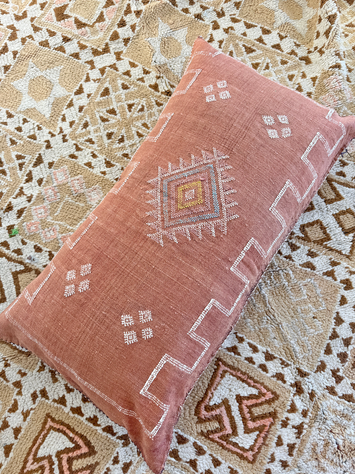 Cactus Silk Large Lumbar Cushion LL44