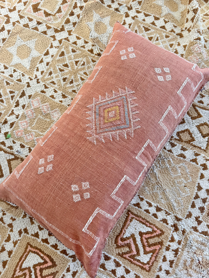 Cactus Silk Large Lumbar Cushion LL44