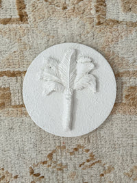 Wall Tile - White Palm - Large *Seconds