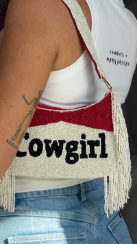 Cowgirl Tassel Beaded Bag