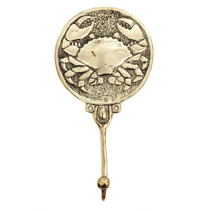 Brass Medallion Crab Hook