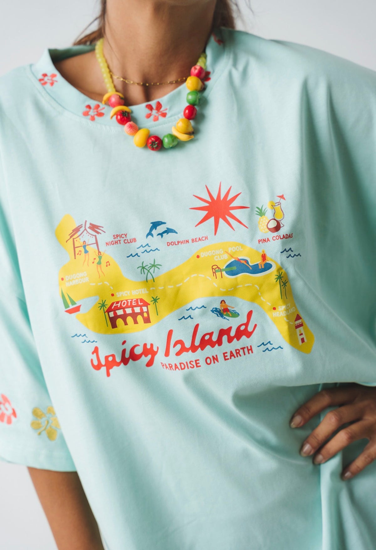 Spicy Island Tee Aqua