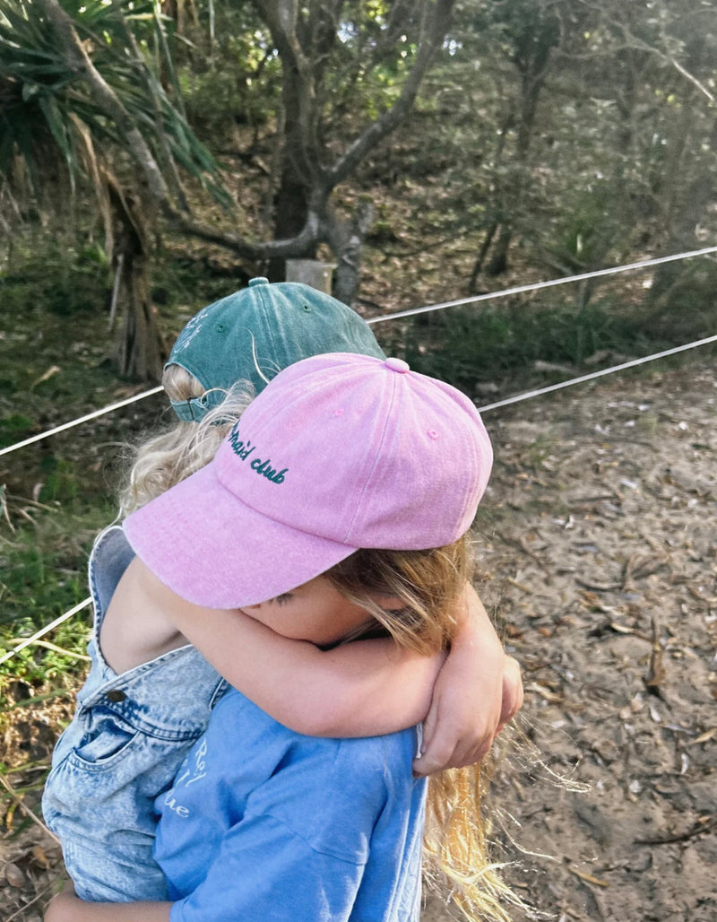 Mermaid Club Cap - Kids Pink