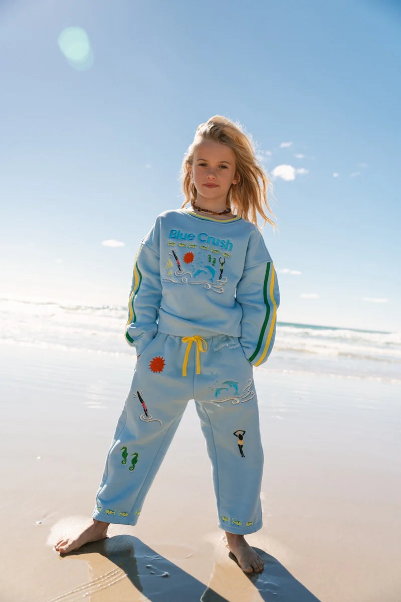 Blue Crush Tracksuit Pants Kids
