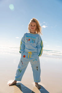 Blue Crush Tracksuit Pants Kids