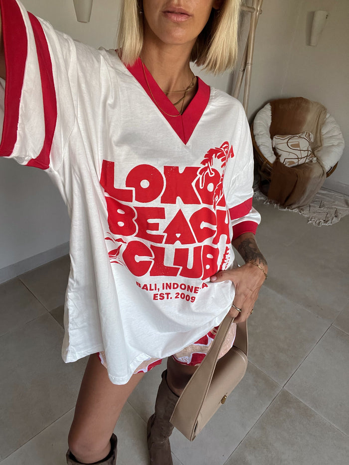 Beach Club Tee Poppy