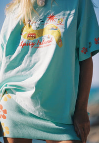 Spicy Island Tee Aqua