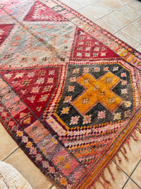 Moroccan Vintage  Rug  “Zephyra" 316 x 172