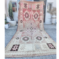 Moroccan Vintage Rug “Tigerlily” 383 x 175