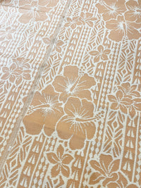 Recycled Outdoor Mat 6 Hibiscus ~ Small - 1.8 x 1.8m