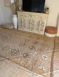 Moroccan Vintage Rug “Indigo” 350 x 187