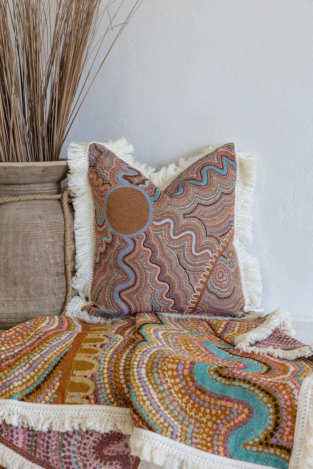 Sun Codes Cushion Cover