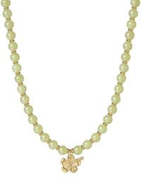 Mavi Beaded Necklace in 18k Gold