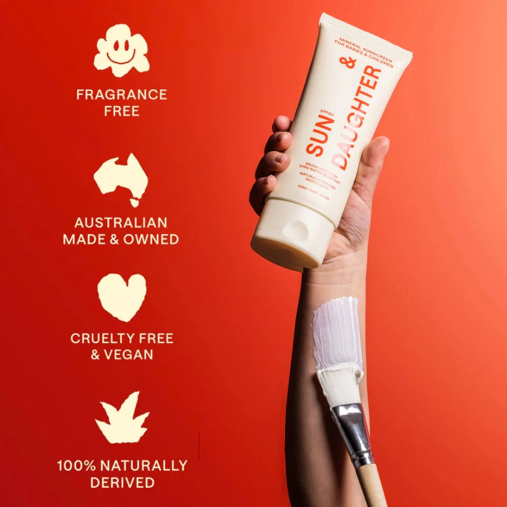 SPF 50 Mineral Sunscreen - Children, Babies & Family