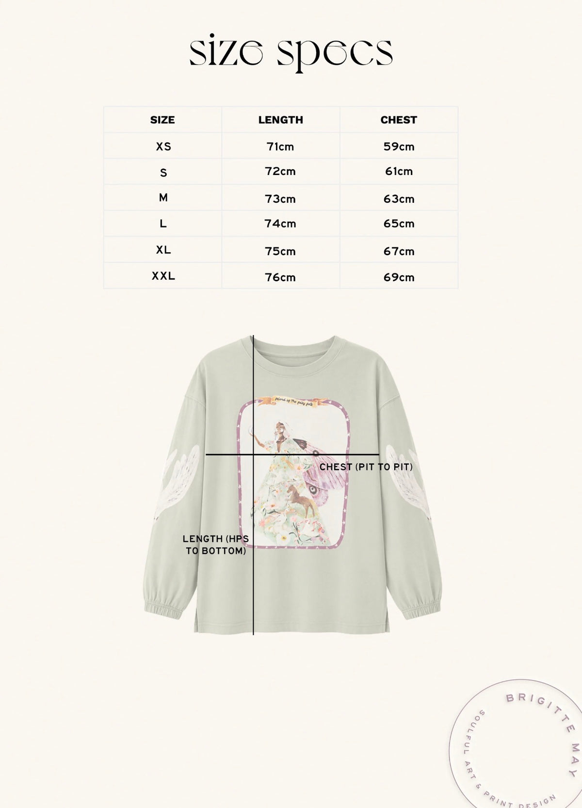 Fairy Folk Long Sleeve Tee Women's Sage