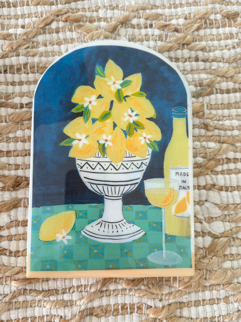 Sue Fantini Tile - Lemoncello - Large Arch